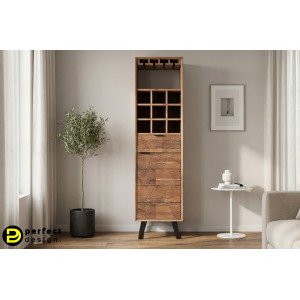 LUCCA design akácfa bárszekrény BIZZOTTO