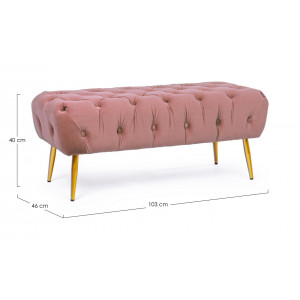 DONNA modern ülőpad - mályva - 100cm