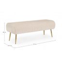 SELENA modern ülőpad - beige - 130cm