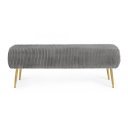 SELENA modern ülőpad - szürke - 130cm