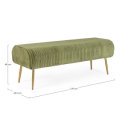 SELENA modern ülőpad - zöld - 130cm