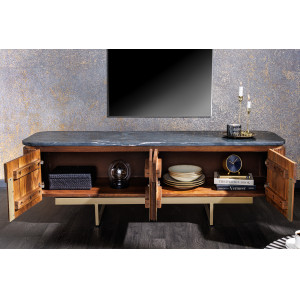 VILAS MARBLE exkluzív mangófa TV-szekrény -  160cm