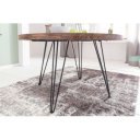 MANILA tömör rózsafa kerek étkezőasztal - 120cm