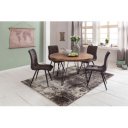 MANILA tömör rózsafa kerek étkezőasztal - 120cm