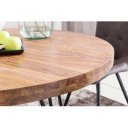MANILA tömör rózsafa kerek étkezőasztal - 120cm