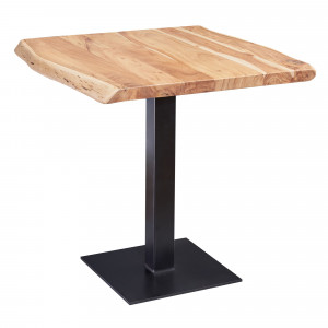MARSHALL tömör akác étkezőasztal - 80cm