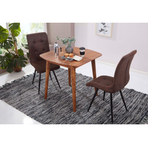 INDIGO tömör rózsafa étkezőasztal - 80/120cm
