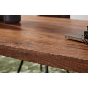 INDIGO tömör rózsafa étkezőasztal - 80/120cm