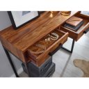 HARRIS tömör rózsafa konzolasztal - 90cm