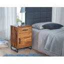 SONALI tömör rózsafa éjjeliszekrény