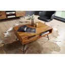 RIMBER tömör rózsafa dohányzóasztal - 87cm