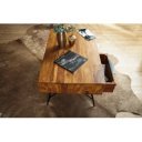 RIMBER tömör rózsafa dohányzóasztal - 87cm