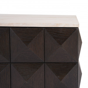 CLAREMONT exkluzív dohányzóasztal - 90cm