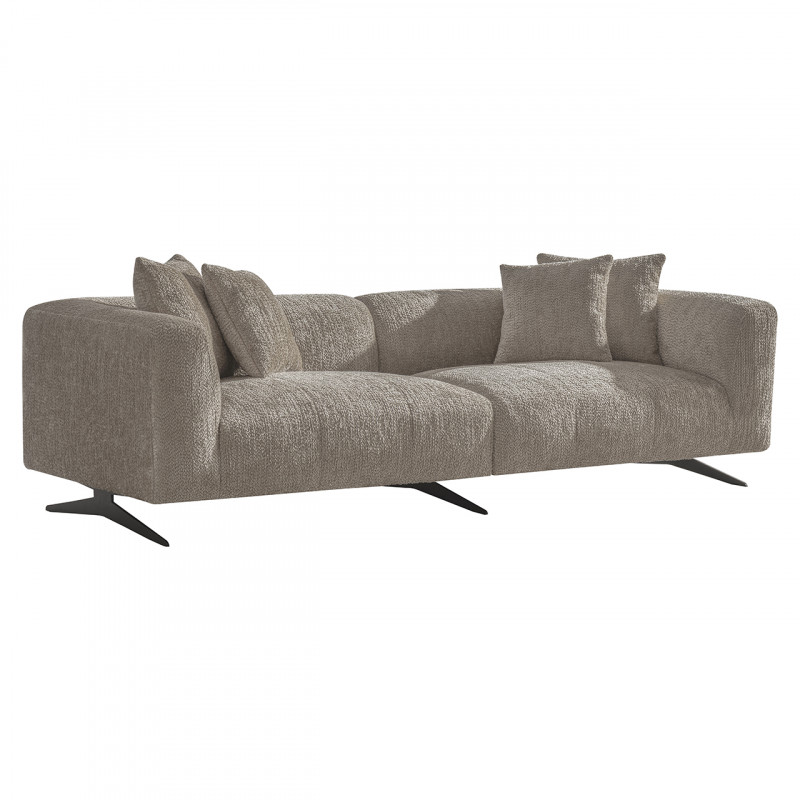 HOXTON design kanapé - 256cm - beige