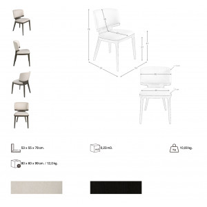 MONTORO prémium étkezőszék