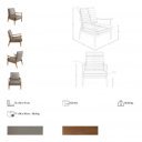 SOTOGRANDE design bőr fotel