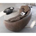 LARNA modern kanapé - taupe/szürke - 260cm