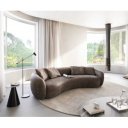 LARNA modern kanapé - taupe/szürke - 260cm