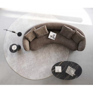 LARNA modern kanapé - taupe/szürke - 260cm