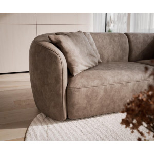 MARINI modern kanapé - taupe/szürke - 330cm