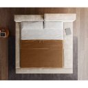 CORVUS prémium  ágykeret -180cm - beige kordbársony