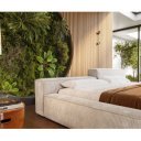 CORVUS prémium  ágykeret -180cm - beige kordbársony