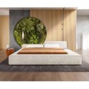 CORVUS prémium  ágykeret -180cm - beige kordbársony