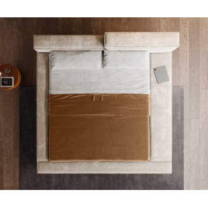 CORVUS prémium  ágykeret -180cm - beige kordbársony
