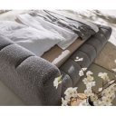 ROWLING prémium  ágykeret -180cm - beige/szürke bouclé