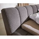 ROWLING prémium  ágykeret -180cm - beige/szürke bouclé