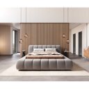 ROWLING prémium  ágykeret -180cm - taupe/szürke