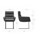 SCOTT prémium kordbársony étkezőszék - beige/szürke