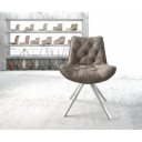 TAIMI prémium étkezőszék - taupe/szürke