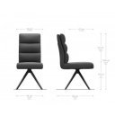 PELEA prémium étkezőszék - taupe/szürke