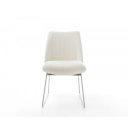 MARVEL prémium étkezőszék - fehér/szürke