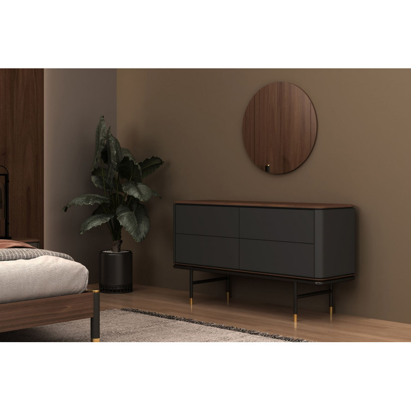 IGLESIAS prémium fiókos komód - 140cm