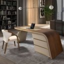 PALOMA exkluzív dió íróasztal - 215cm