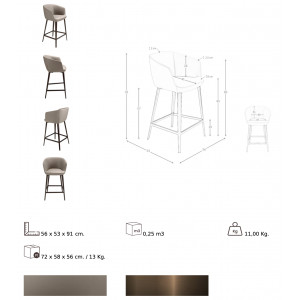 SOLER prémium bárszék