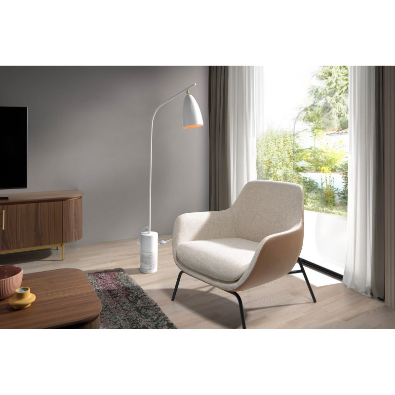 BARRANTES design állólámpa - 147cm - fehér