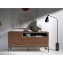 BARRANTES design állólámpa - 147cm - fekete