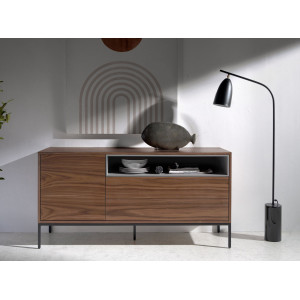 BARRANTES design állólámpa - 147cm - fekete