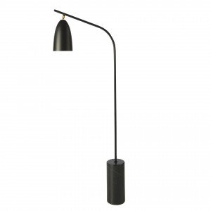 BARRANTES design állólámpa - 147cm - fekete