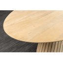 DECORAND modern mangófa étkezőasztal - 220cm