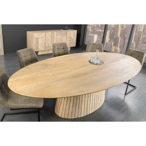 DECORAND modern mangófa étkezőasztal - 220cm