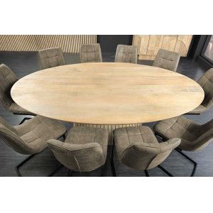 DECORAND modern mangófa étkezőasztal - 220cm