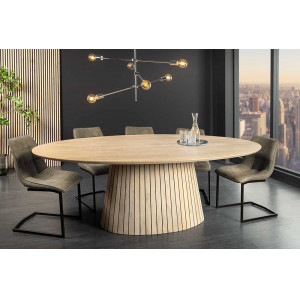 DECORAND modern mangófa étkezőasztal - 220cm Étkezőasztalok
