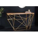 DIAMOND-II modern mangófa konzolasztal - 120cm