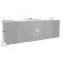 GOLDEN SUNSET fali komód -177cm