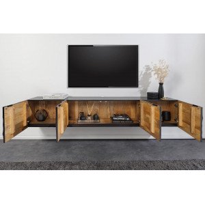 ELIXYR luxus mangófa fali TV-szekrény - 200cm