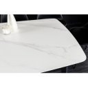 MILANO design kerámia étkezőasztal - 160/180cm - fehér